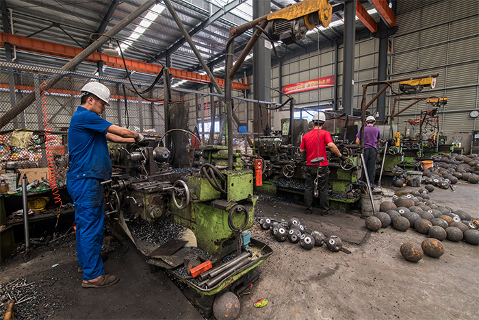 淄博网架配件车间